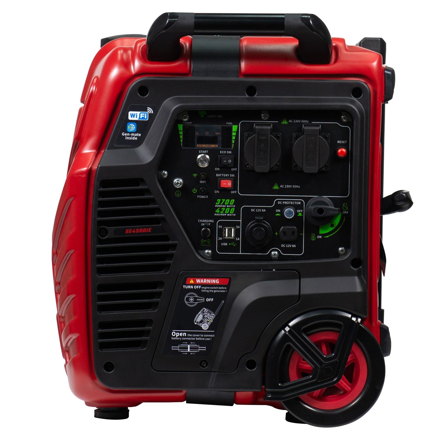 4kw Engine Construction Gasoline Inverter Generator