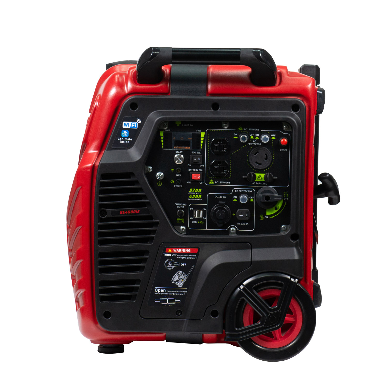 3700w Powered Outdoor Gasoline Inverter Generator