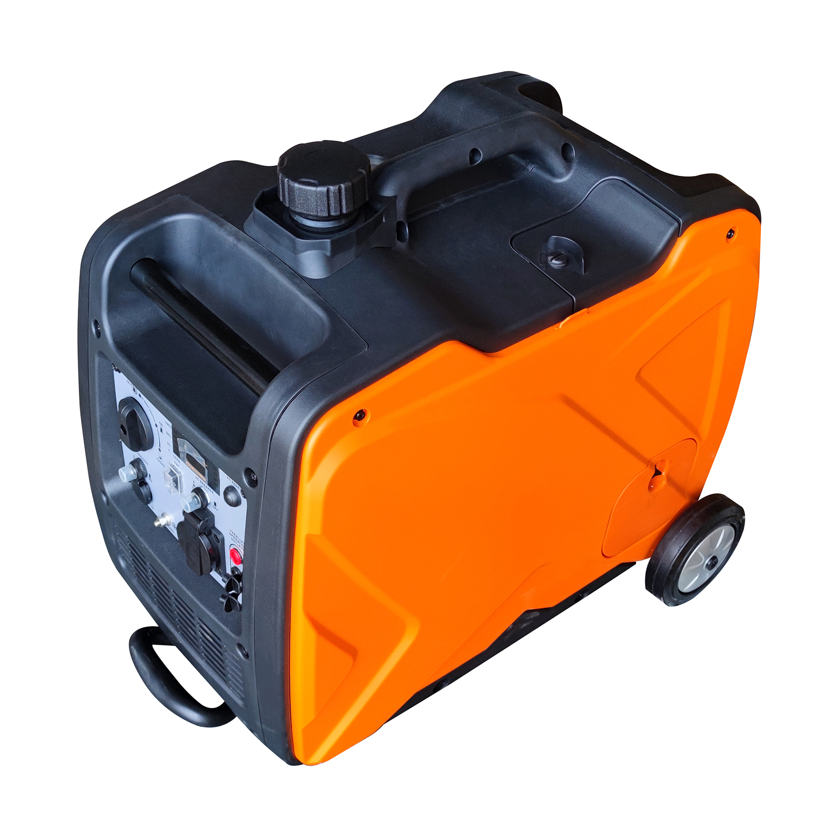 3kw Air Cooled Travel Gasoline Inverter Generator with Wheels