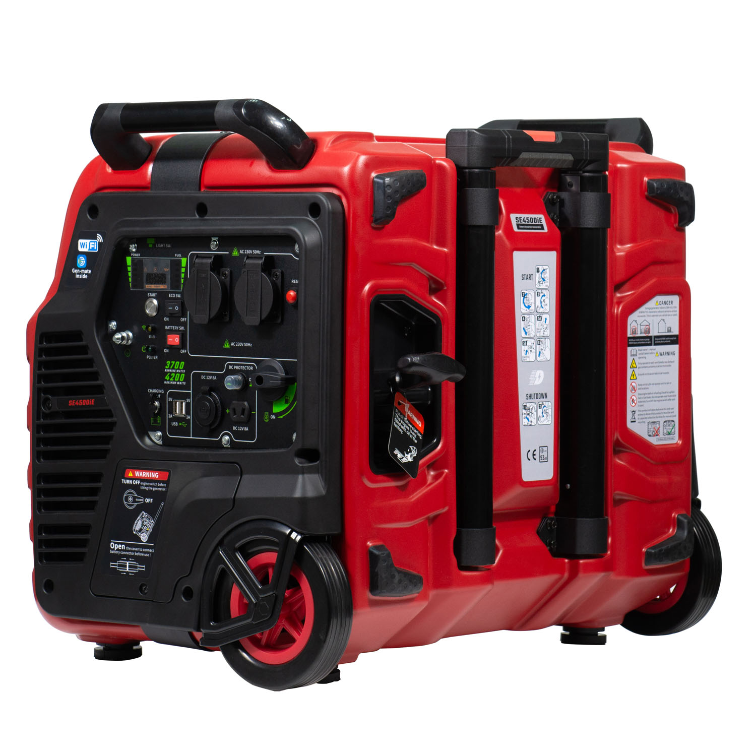 3kw 4kw Electric Start Travel Standby Gasoline Inverter Generator